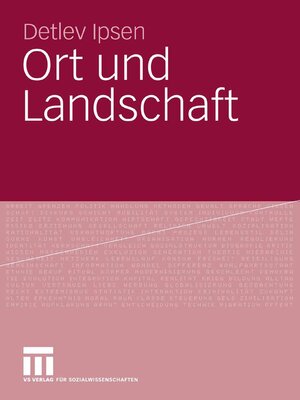 cover image of Ort und Landschaft